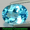 Good Natural Gem 2.21 Ct. Oval Shape Swiss Blue Topaz Brazil
