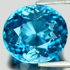Topaz London Blue 5.47 Ct. VVS Oval Shape 11.1 x 10 Mm. Natural Gemstone Brazil