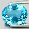 5.74 Ct. Alluring Oval Natural Gem London Blue Topaz Brazil