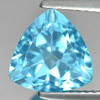 3.47 Ct. Nice Natural Gem Swiss Blue Topaz Trilliant Shape