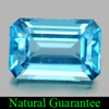 2.57 Ct. Good Octagon Natural Gem Swiss Blue Topaz From Brazil