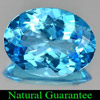 Clean Swiss Blue Topaz Oval Shape 19.7 x 15 Mm.18.03 Ct. Natural Gemstone Brazil