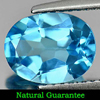 2.35 Ct. Beauteous Oval Natural Gem Swiss Blue Topaz From Brazil