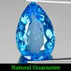 Clean Swiss Blue Topaz Pear Shape 19.9 x 12.8 x 8.4Mm.16.84 Ct. Natural Gemstone