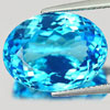 Topaz Swiss Blue 16.83 Ct. Clean Oval Shape 17 x 12.8 Mm Natural Gemstone Brazil