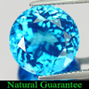 Topaz Swiss Blue 12.62 Ct. VVS Round Shape 13 Mm Natural Gemstone From Brazil