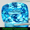 Topaz Swiss Blue 25.90 Ct. VVS Cushion 18 x 14.4 Mm. Natural Gemstone Brazil
