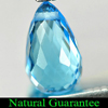 Good Gem 1.44 Ct. Briolette with Drilled Natural Swiss Blue Topaz Brazil