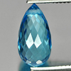 2.28 Ct. Alluring Briolette with Drilled Natural Gem Swiss Blue Topaz Brazil 2.28 Ct. Alluring Briolette with Drilled Natural Gem Swiss Blue Topaz Brazil
