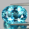 Swiss Blue Topaz 17.49 Ct. Clean Oval 17 x 12.2 Mm. Natural Gemstone Brazil