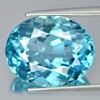 Swiss Blue Topaz 17.37 Ct. Clean Oval 17.1 x 13.6 Mm. Natural Gemstone Brazil