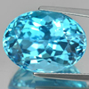 Swiss Blue Topaz 21.28 Ct. Clean Oval Shape 18.3 x 13.6 Mm. Natural Gemstone