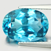 7.70 Ct. Good Cutting Gemstone Oval Shape Natural London Blue Topaz From Brazil
