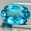 7.62 Ct. Oval Shape Natural Gemstone London Blue Clean Topaz From Brazil