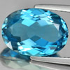 7.72 Ct. Oval Shape Natural Gemstone London Blue Clean Topaz From Brazil