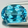8.21 Ct. Good Cutting Natural Gem Oval Shape London Blue Topaz Brazil
