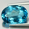 Oval Shape 13.9 x 9.9 x 6.7Mm.London Blue Topaz 8.29 Ct. Natural Gemstone Brazil