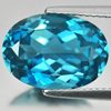 Topaz London Blue 8.10 Ct. VVS Oval Shape 14 x 10.1 Mm. Natural Gemstone Brazil