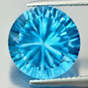 Topaz Swiss Blue 7.82 Ct. Clean Round Cornflower Cut 12.1 Mm. Natural Gemstone