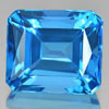 Topaz Swiss Blue 12.87 Ct. Clean Octagon 13 x 11.3 Mm. Natural Gemstone Brazil