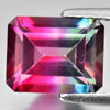Emerald Envy Pure Pink Bi-Color Topaz 4.01 Ct. Octagon 10 x 7.9 Mm. Natural Gem
