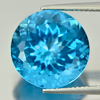 14.39 Ct. Round Cornflower Cut Natural Gem Clean Swiss Blue Topaz From Brazil