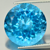 Swiss Blue Topaz 13.50 Ct. Clean Round Cornflower Cut 14.9 Mm. Natural Gemstone