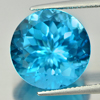 Swiss Blue Topaz 14.91 Ct. Clean Round Cornflower Cut 14.9 Mm. Natural Gemstone