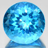 15.08 Ct. Cornflower Cut Natural Gemstone Swiss Blue Topaz From Brazil