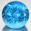 15.75 Ct. Good Cutting Round Cornflower Cut Natural Swiss Blue Topaz From Brazil