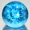15.85 Ct. Round Cornflower Cut Natural Gem Clean Swiss Blue Topaz From Brazil