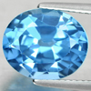 Blue Topaz 6.02 Ct. Oval Shape 12.2 x 10 Mm. Natural Gemstone From Brazil