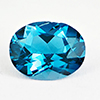 Natural Gemstone London Blue Topaz 2.22 Ct. Oval Shape 9 x 7 Mm. Natural Gemstone London Blue Topaz 2.22 Ct. Oval Shape 9 x 7 Mm.