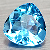 Natural Swiss Blue Topaz 2.33 Ct. Trilliant Shape 8.9 Mm Gemstone From Brazil