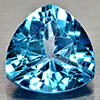 Natural Swiss Blue Topaz 4.40 Ct. Trilliant Shape 10 Mm Gemstones From Brazil