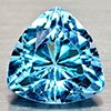 Natural Swiss Blue Topaz 3.07 Ct. Trilliant Shape 9.1 Mm Gemstones From Brazil