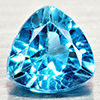 Natural Swiss Blue Topaz 3.45 Ct. Trilliant Shape 9.2 Mm Gemstones From Brazil