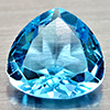 Natural Swiss Blue Topaz 2.28 Ct. Trilliant Shape 8.8 Mm Gemstones From Brazil