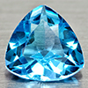 Natural Swiss Blue Topaz 3.36 Ct. Trilliant Shape 9.1 Mm Gemstones From Brazil
