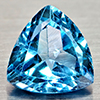 Natural Swiss Blue Topaz 2.39 Ct. Trilliant Shape 8.6 Mm Gemstones From Brazil