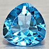 Natural Swiss Blue Topaz 3.27 Ct. Trilliant Shape 9.2 Mm Gemstones From Brazil
