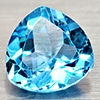 Natural Swiss Blue Topaz 2.71 Ct. Trilliant Shape 8.9 Mm Gemstones From Brazil