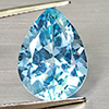 Natural Swiss Blue Topaz 9.46 Ct. Pear Shape 16 x 11.9 Mm Gemstone From Brazil