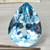 Natural Swiss Blue Topaz 9.91 Ct. Pear Shape 16 x 12.1 Mm Gemstone