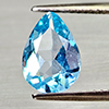 Natural Swiss Blue Topaz 1.75 Ct. Pear Shape 10 x 7.1 Mm Gemstone From Brazil