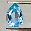 Natural Swiss Blue Topaz 1.94 Ct. Pear Shape 9.4 x 6.9 Mm Gemstone From Brazil