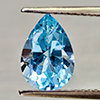 Natural Swiss Blue Topaz 2.52 Ct. Pear Shape 10.1 x 7 Mm Gemstone From Brazil