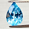 Natural Swiss Blue Topaz 2.00 Ct. Pear Shape 9.9 x 7 Mm Gemstone From Brazil