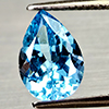 Natural Swiss Blue Topaz 2.17 Ct. Pear Shape 10 x 7 Mm Gemstone From Brazil