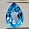 Natural Swiss Blue Topaz 2.31 Ct. Pear Shape 10.1 x 7.1 Mm Gemstone From Brazil